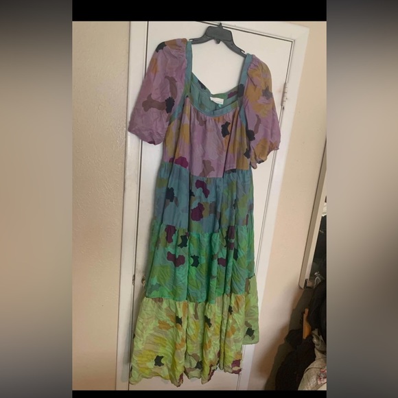 Anthropologie Caroline Tiered Maxi Dress 3x - Picture 3 of 3